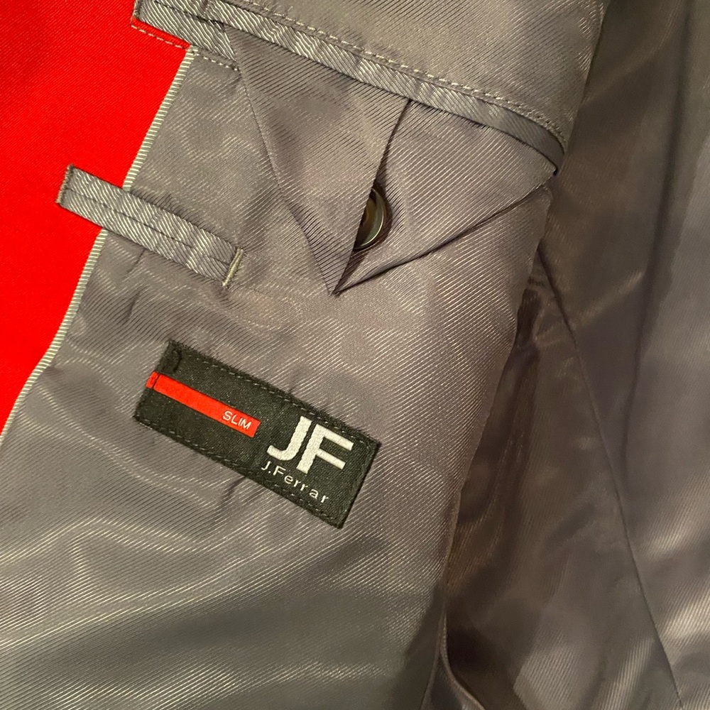 NWOT Red Men's Blazer size 42R - Picture 3 of 6